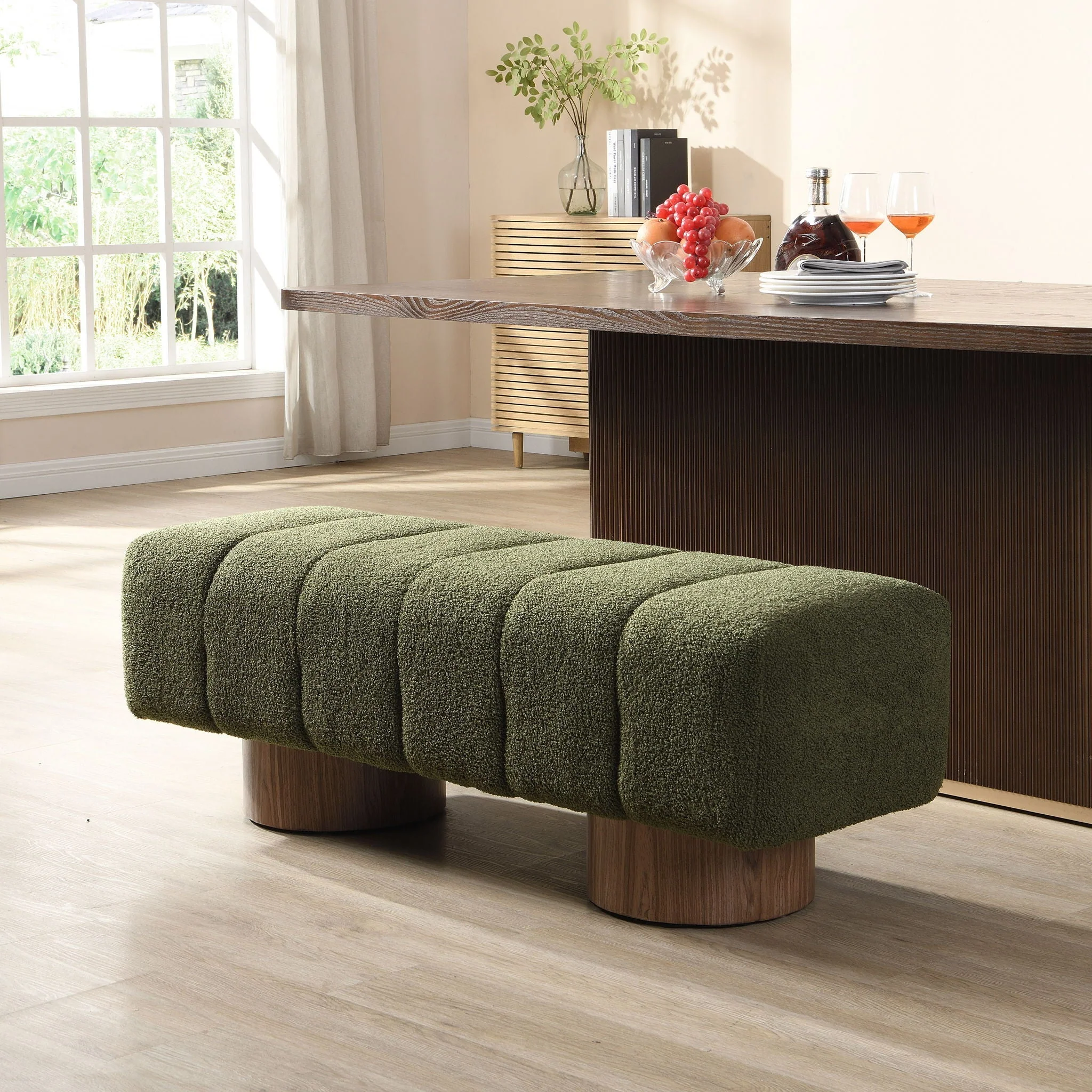 Upholstered Dining Bench For Dining Room - Image 25