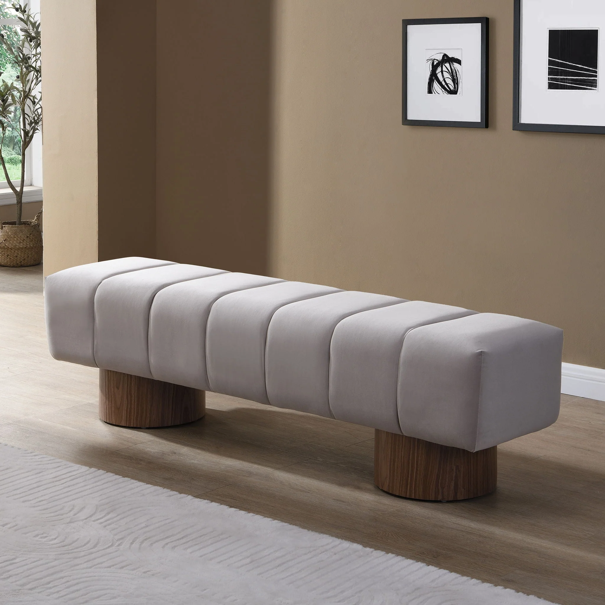 Upholstered Dining Bench For Dining Room - Image 29