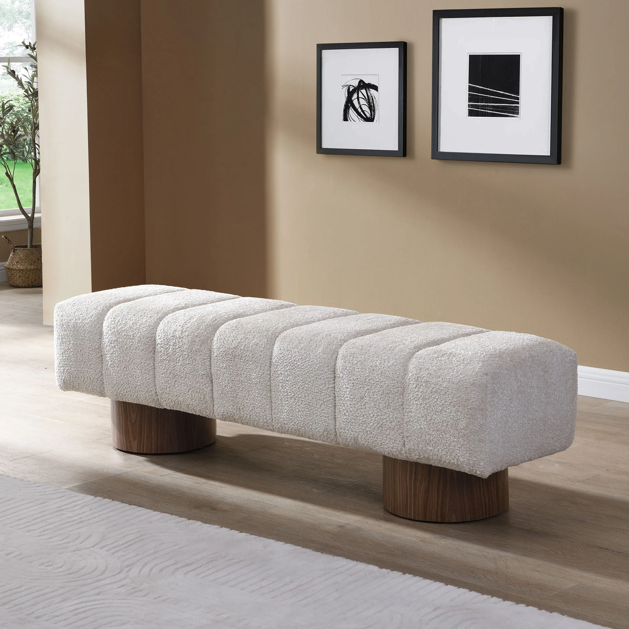 Upholstered Dining Bench For Dining Room - Image 9