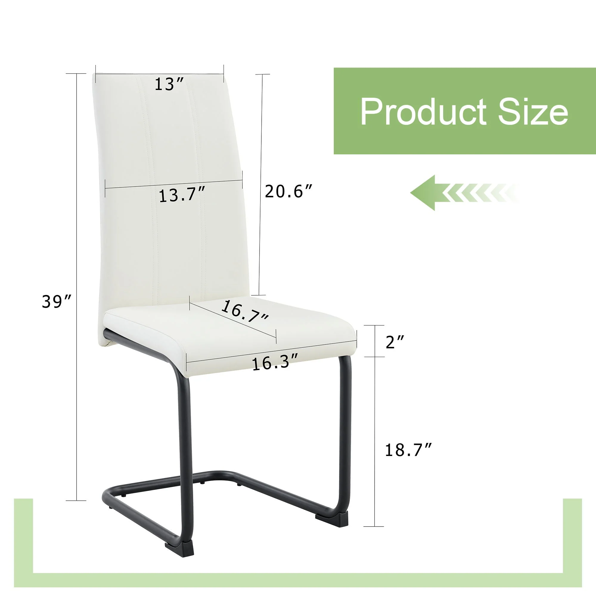 Upholstered Dining Chairs for Dining Room - Image 3