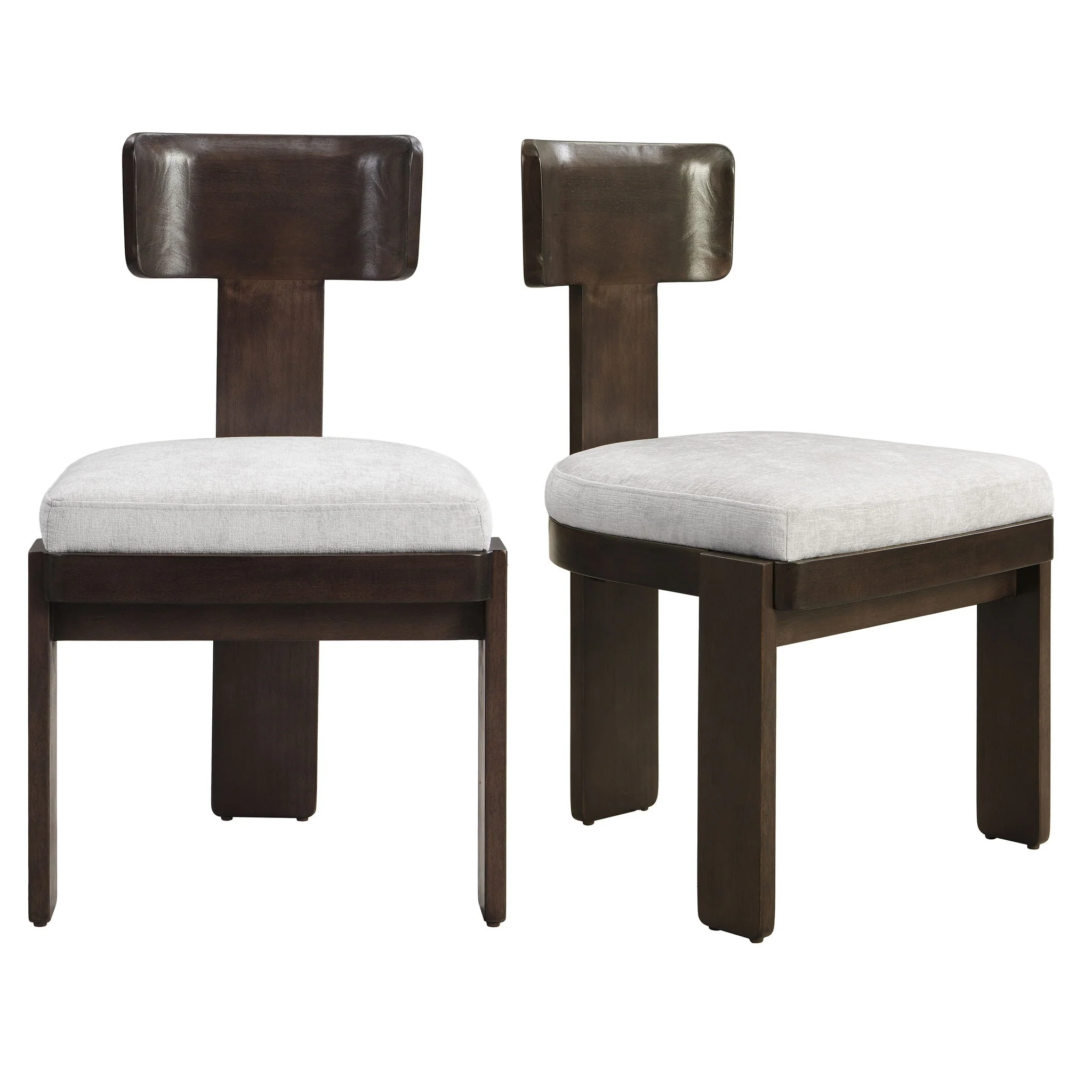 Upholstered Dining Fabric Side Chairs (Set of 2) - Image 2
