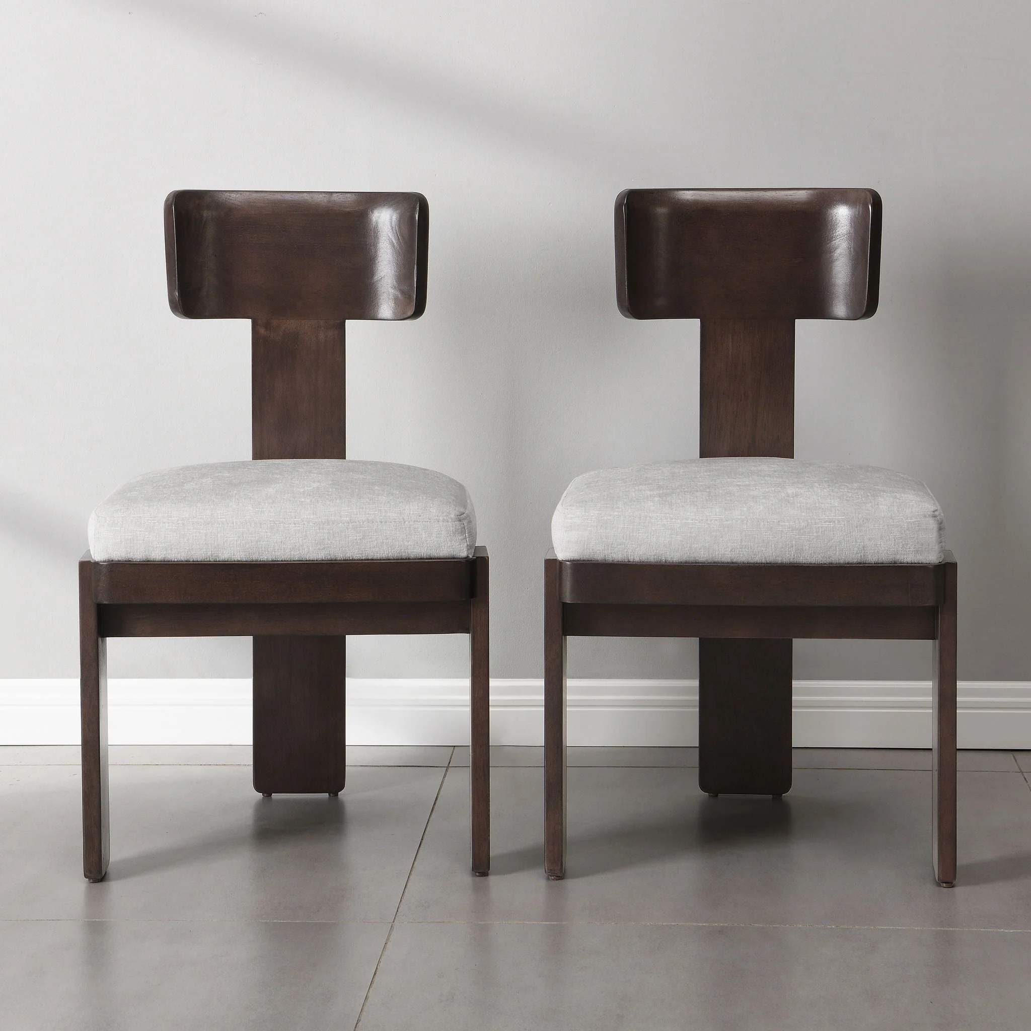 Upholstered Dining Fabric Side Chairs (Set of 2) - Image 3