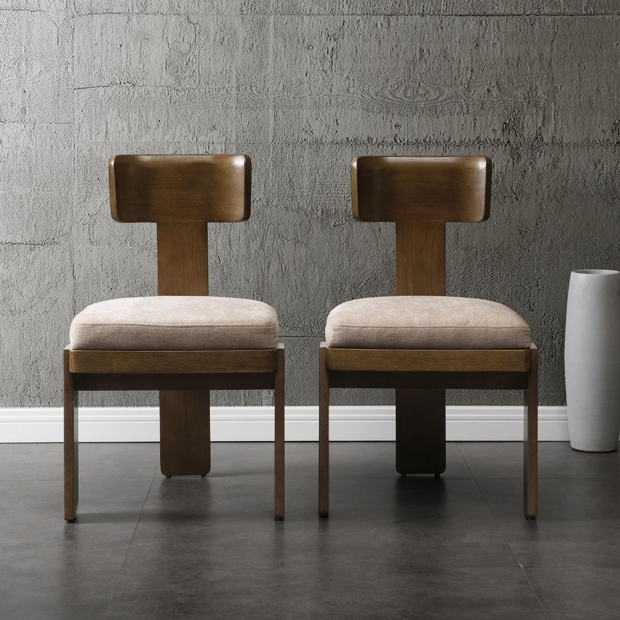 Upholstered Dining Fabric Side Chairs (Set of 2) - Image 8