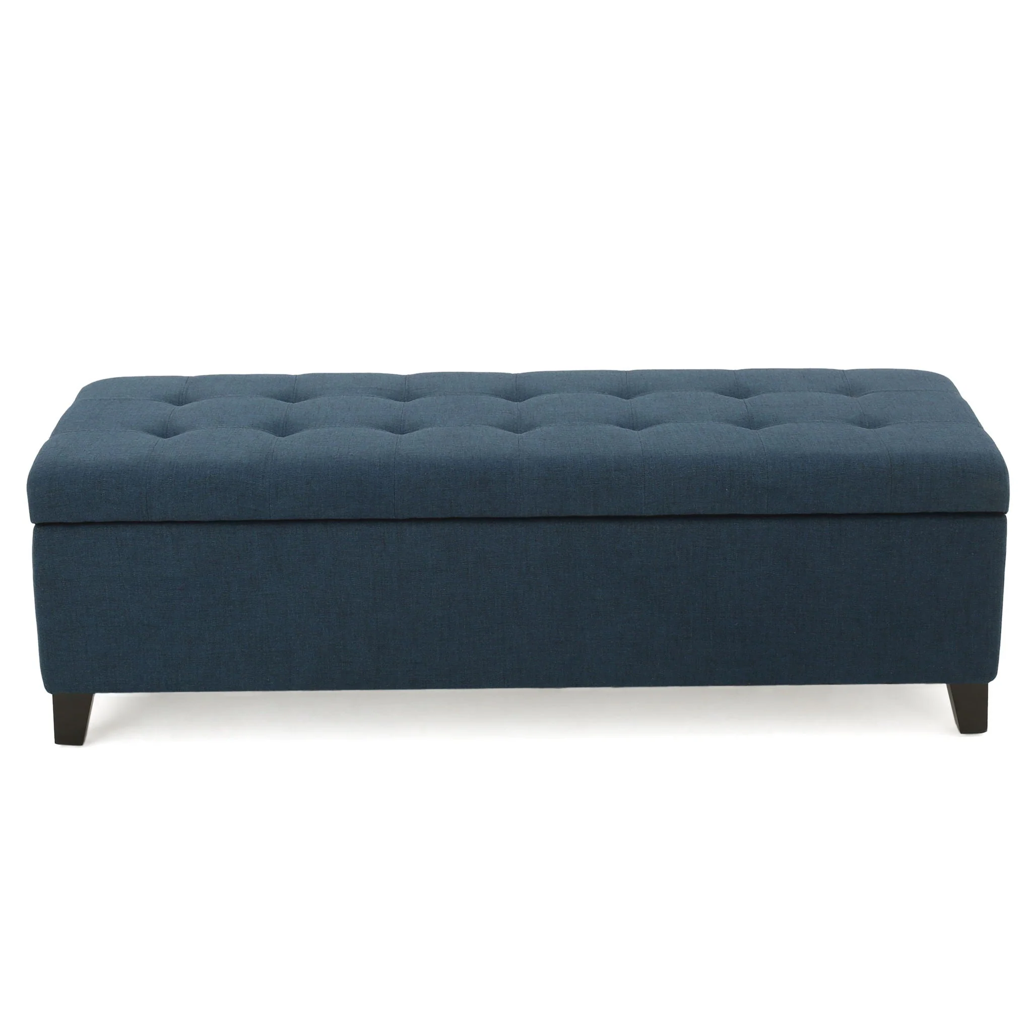 Upholstered Storage Ottoman Bench, Foot Rest For Bedroom - Image 2