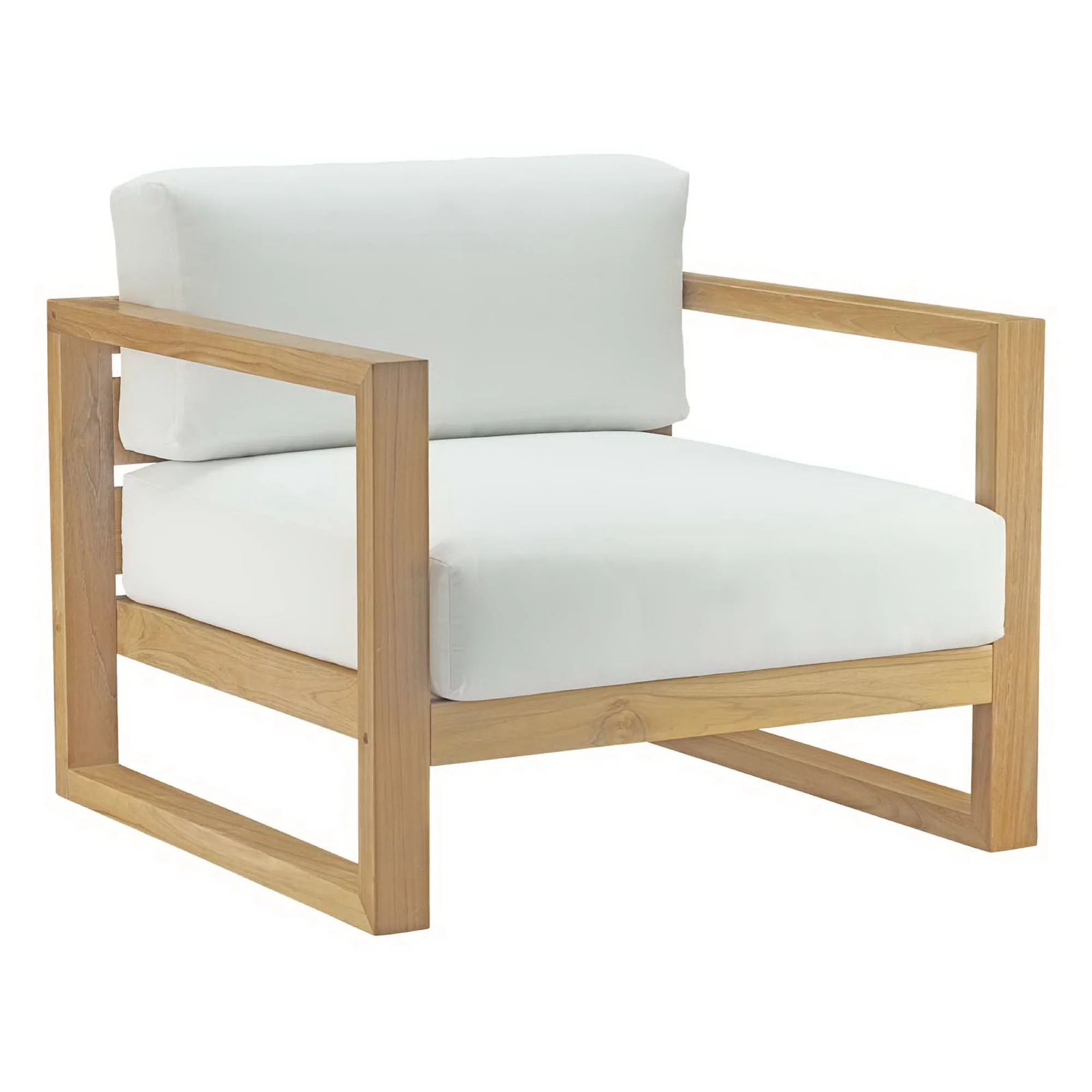 Upland 4 Piece Outdoor Patio Teak Set by Modway - Image 2