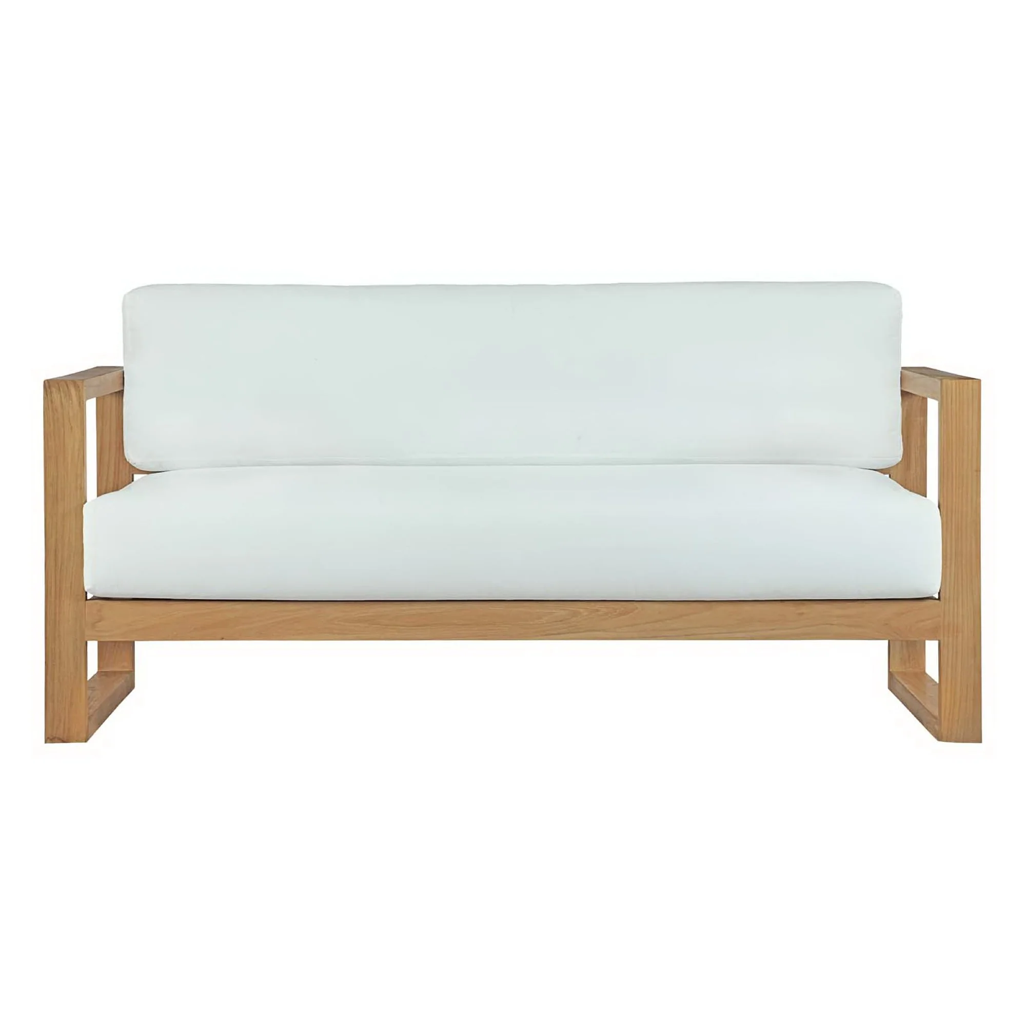 Upland Outdoor Patio Teak Sofa by Modway - Image 3