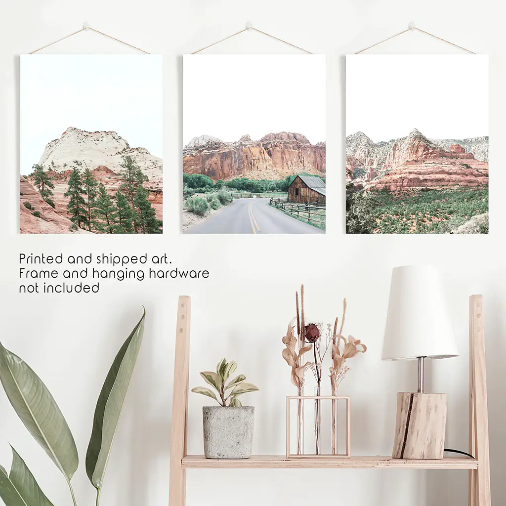 US National Park Wall Art. Zion, Sedona, Capitol Reef Torrey - Image 10