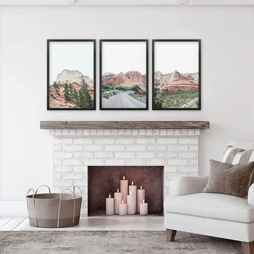 US National Park Wall Art. Zion, Sedona, Capitol Reef Torrey - Image 3