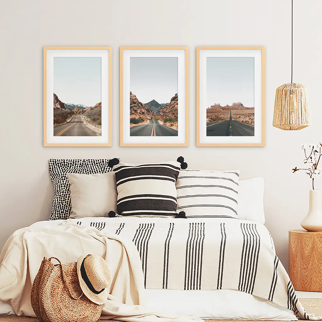 USA Travel Wall Art Set. Roads of Utah, Nevada, Colorado - Image 8