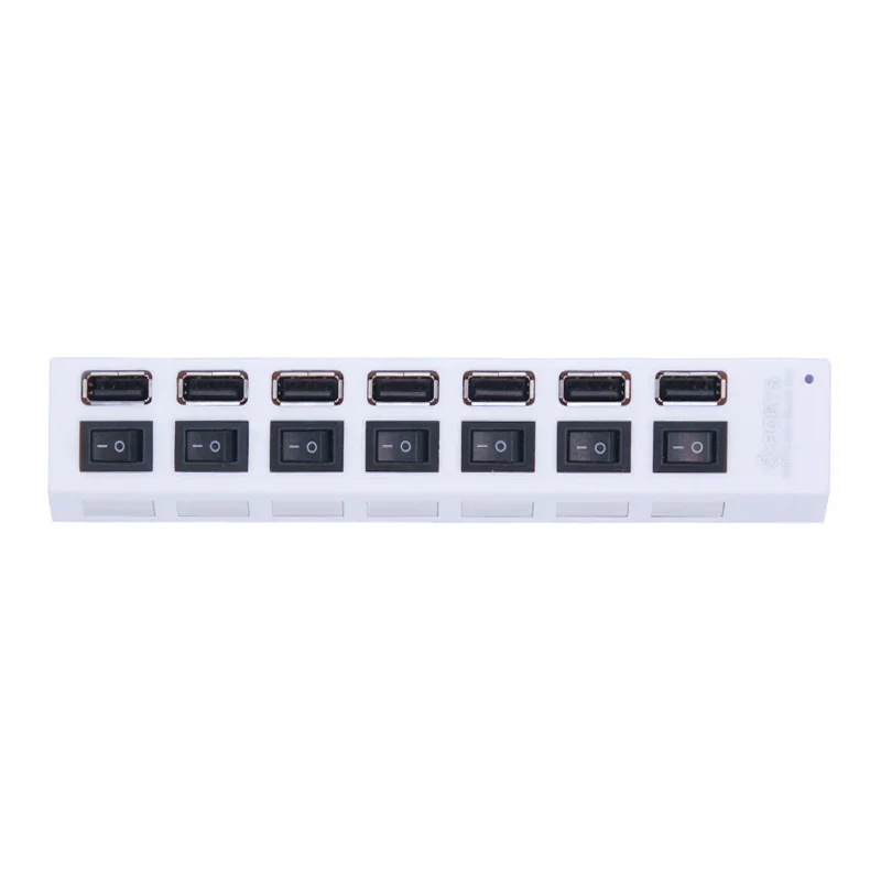USB 2.0 Hub 7 Port with Switch Powered USB Splitter for PC Laptop - Image 8