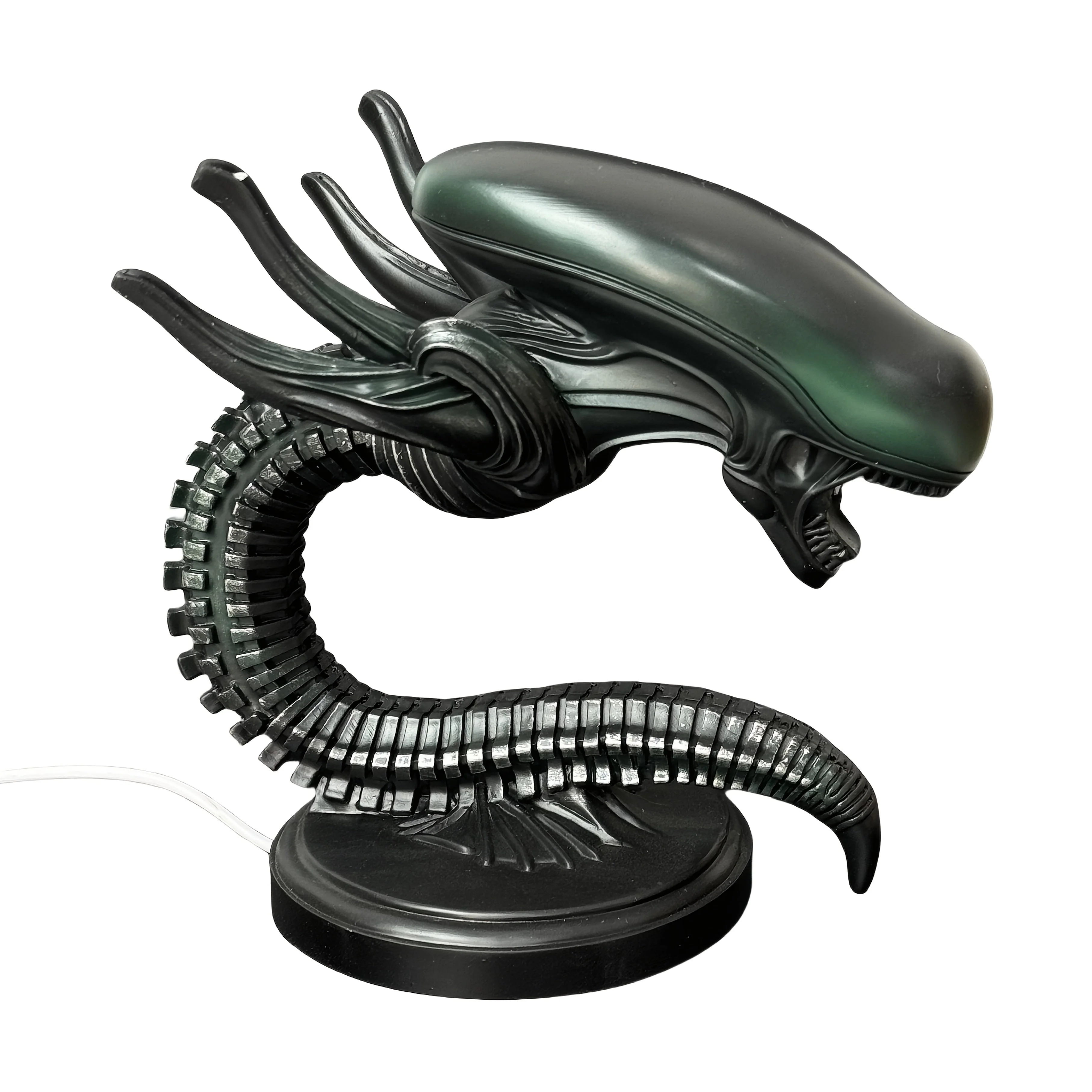 USB Alien Head Lamp – Sci-Fi Resin Desk Light for Bedroom, Office & Halloween Decor - Image 14