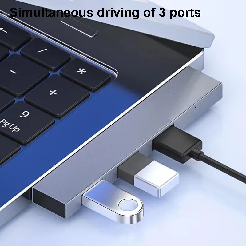 USB C Hub 4 Port USB 3.0 Type C Splitter OTG Adapter for Laptop PC - Image 3