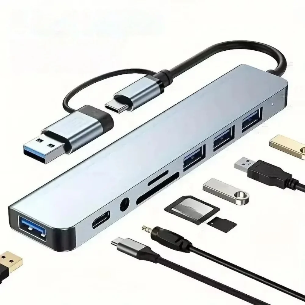 USB C to HDMI Hub 3 in 1 USB 3.0 Docking Station Adapter for Laptop - Image 9