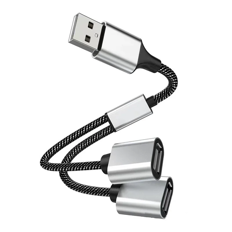 USB Cable Splitter Hub 4 Port Multi Charging Adapter OTG for Phone PC Laptop - Image 7