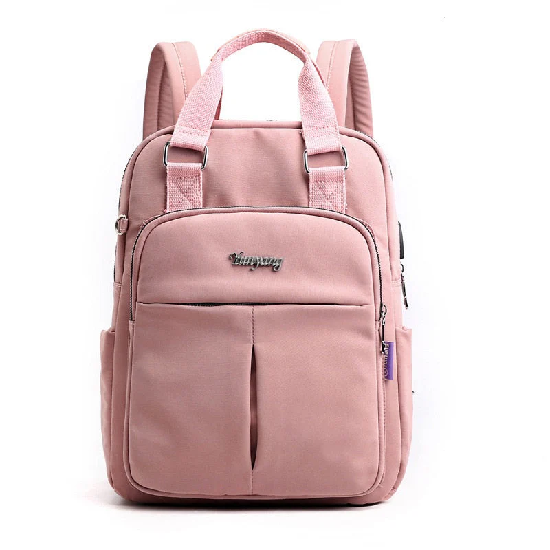 USB Charging Anti-Theft Backpack Water Resistant Laptop Travel Bag 36cm - Image 13