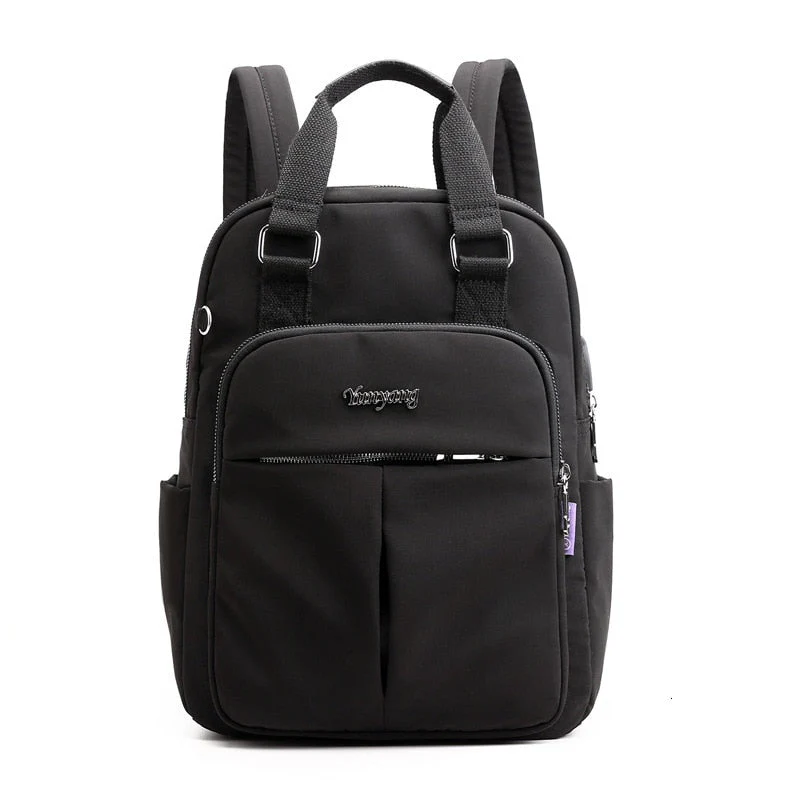 USB Charging Anti-Theft Backpack Water Resistant Laptop Travel Bag 36cm - Image 4