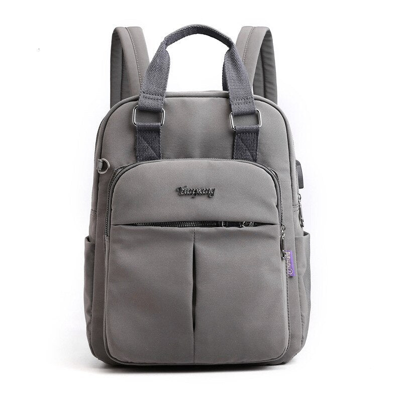 USB Charging Anti-Theft Backpack Water Resistant Laptop Travel Bag 36cm - Image 6