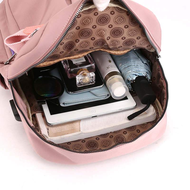 USB Charging Anti-Theft Backpack Water Resistant Laptop Travel Bag 36cm - Image 9