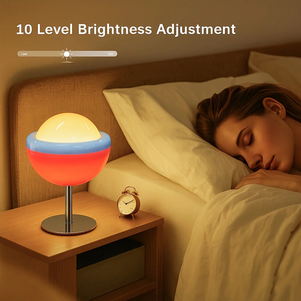 USB Dimmable Desk Lamp – Tri-Color LED Night Light for Bedroom & Gift Holidays - Image 4