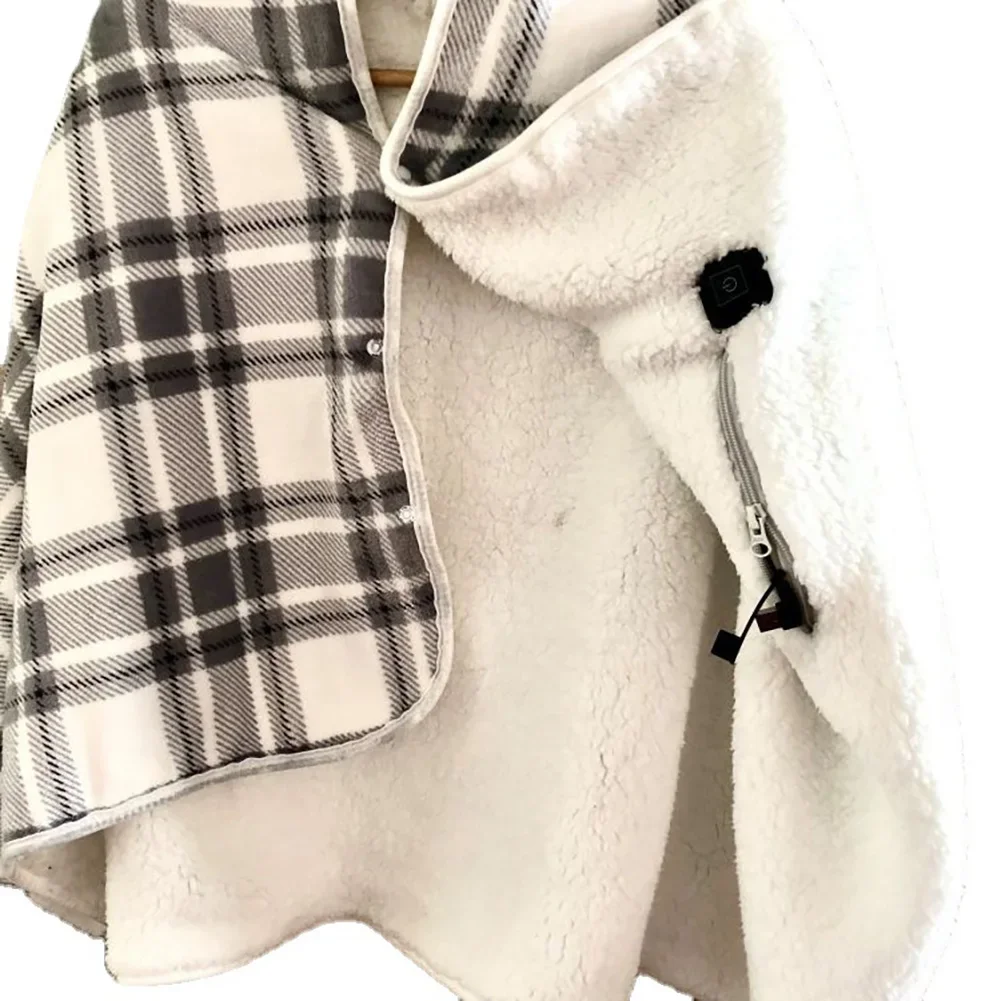 USB Electric Heated Blanket 140CM with Timer for Bed, Office, Back and Knee Warmth - Image 3
