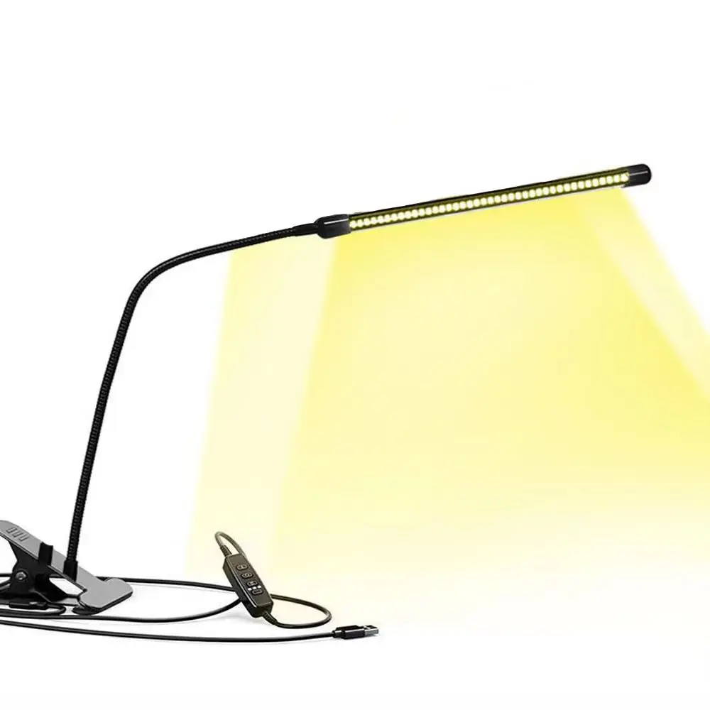 USB LED Grow Light Full Spectrum Clip Plant Lamp 3000K with Timer Control - Image 7