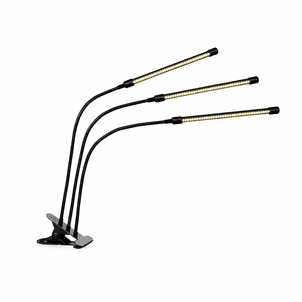 USB LED Grow Light Full Spectrum Clip Plant Lamp 3000K with Timer Control - Image 9