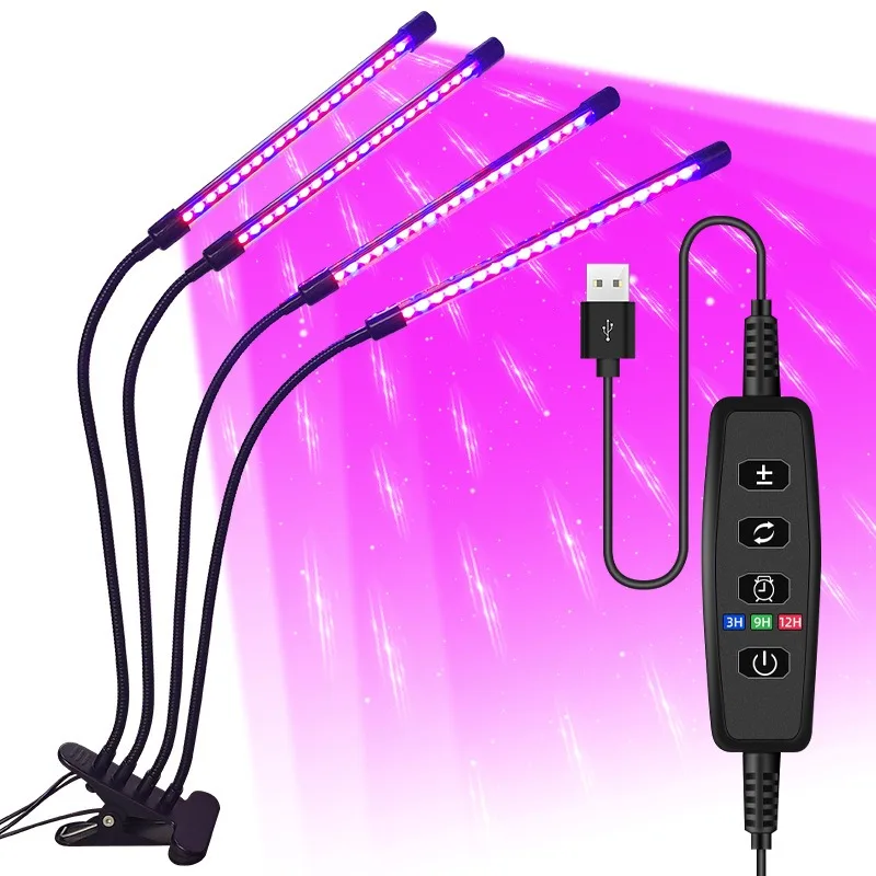 USB LED Grow Light Full Spectrum with Timer 10 Dimmable Levels Indoor Plants - Image 9