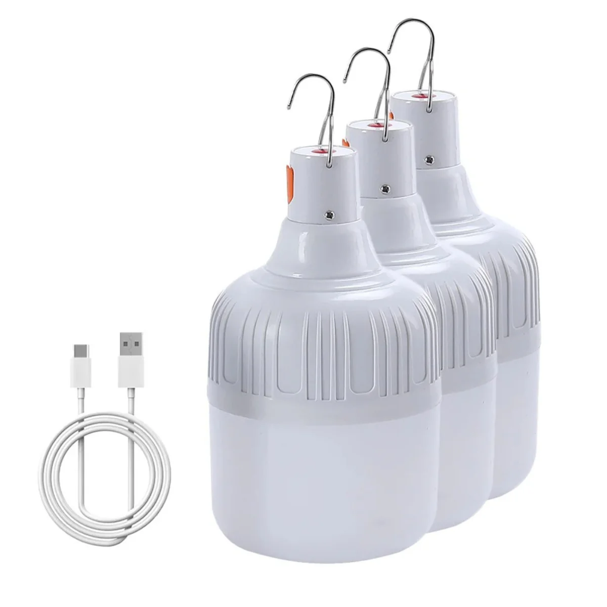 USB Rechargeable LED Bulb Portable Camping Light Emergency Hanging Tent Outdoor - Image 9