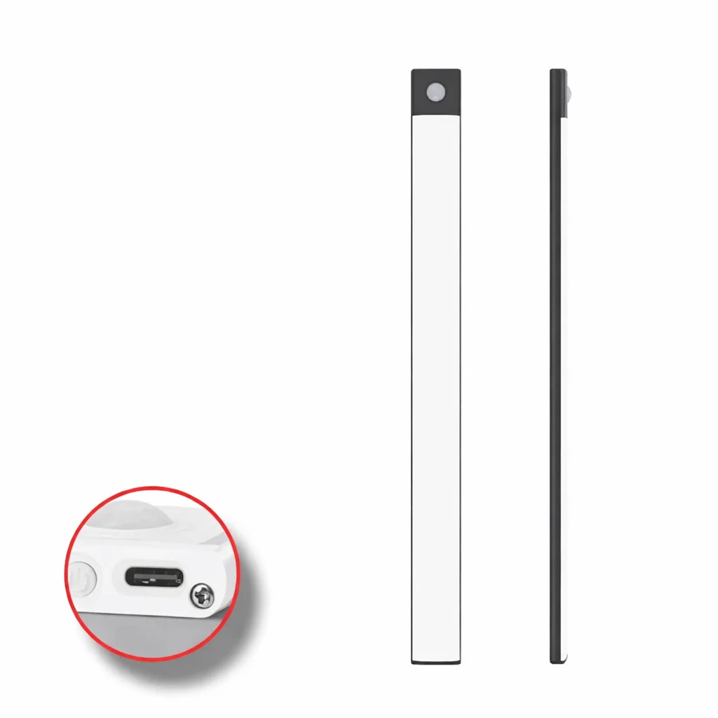 USB Rechargeable LED Cabinet Light Motion Sensor Kitchen Wardrobe Lamp 20–60cm - Image 8