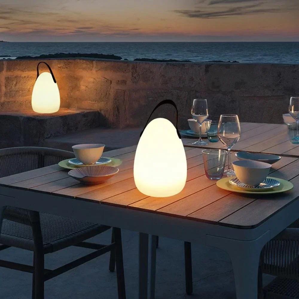 USB Rechargeable LED Camping Lamp RGB Ambient Light Remote Control - Image 2
