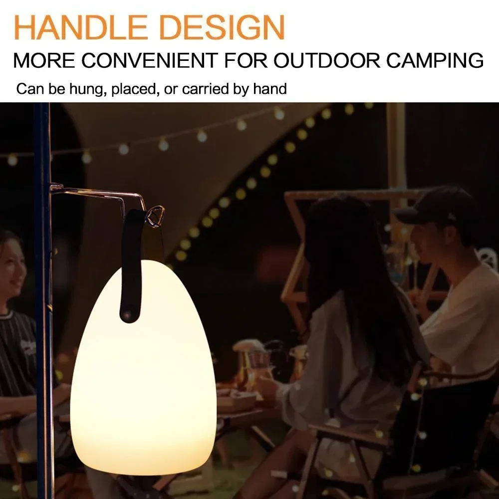 USB Rechargeable LED Camping Lamp RGB Ambient Light Remote Control - Image 5