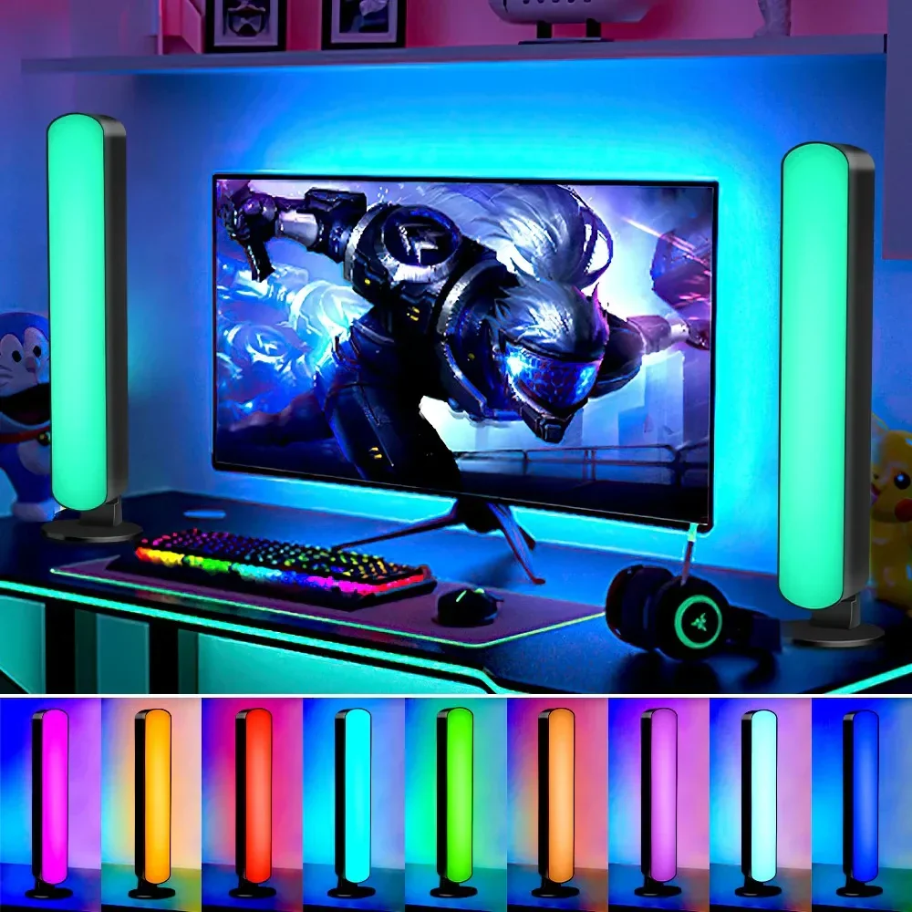 USB RGB LED TV Backlight Strip Color Changing Music Sync Ambient Light Lamp