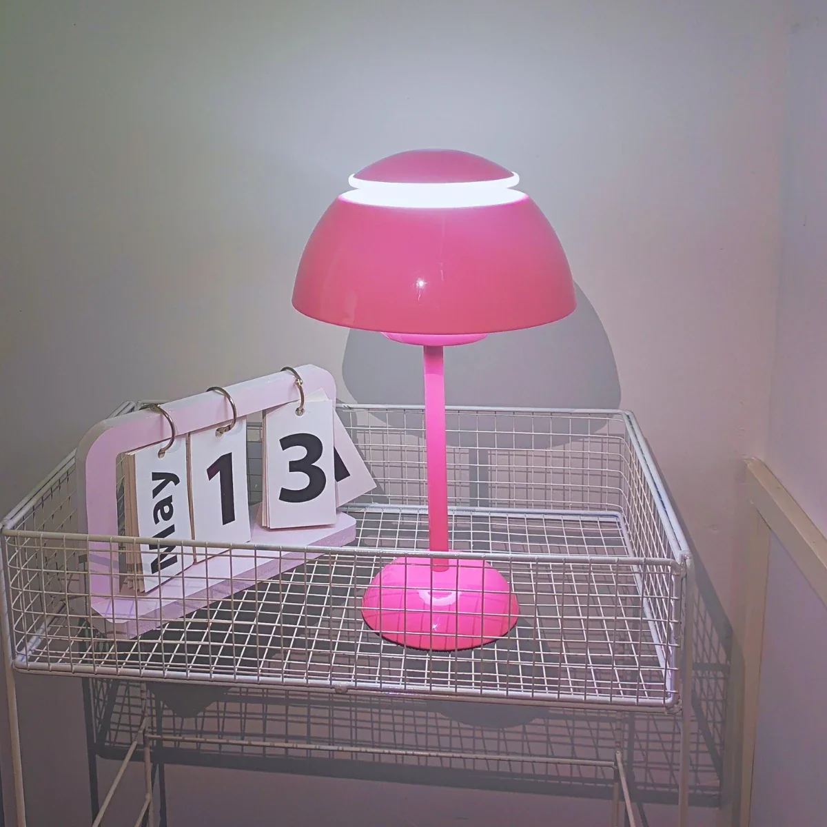USB Touch Mushroom Table Lamp Tri-Color Dimmable LED Night Light for Bedroom - Image 2