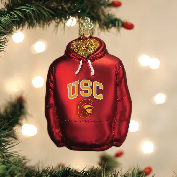 USC Hoodie Christmas Ornament