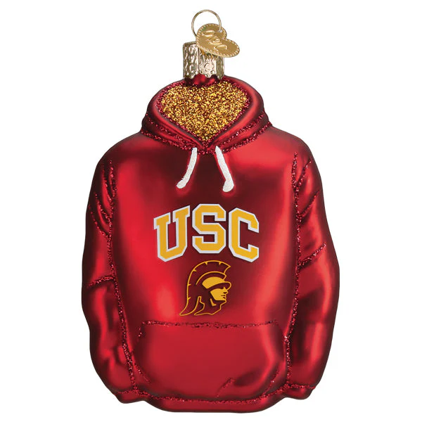 USC Hoodie Christmas Ornament - Image 3