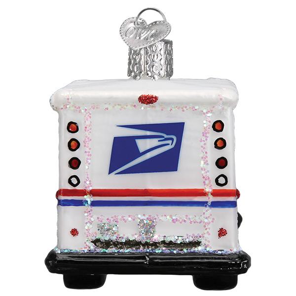 USPS Mail Truck Ornament - Image 3