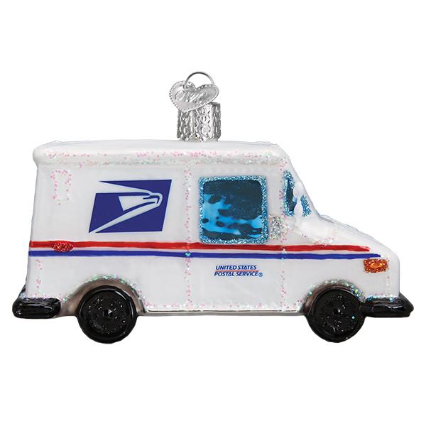 USPS Mail Truck Ornament - Image 4