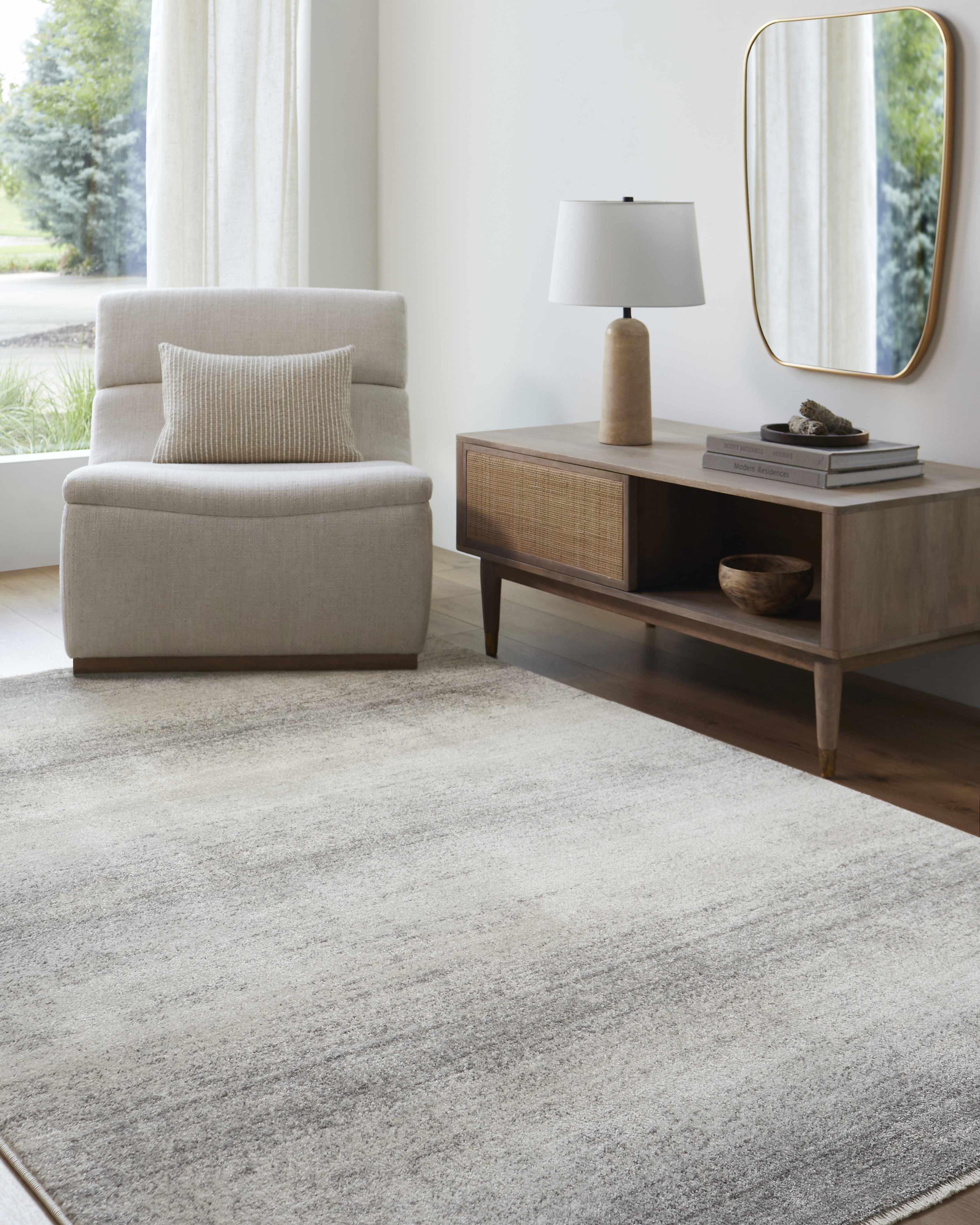 Uzima Gray Area Rug - Clearance - Image 2