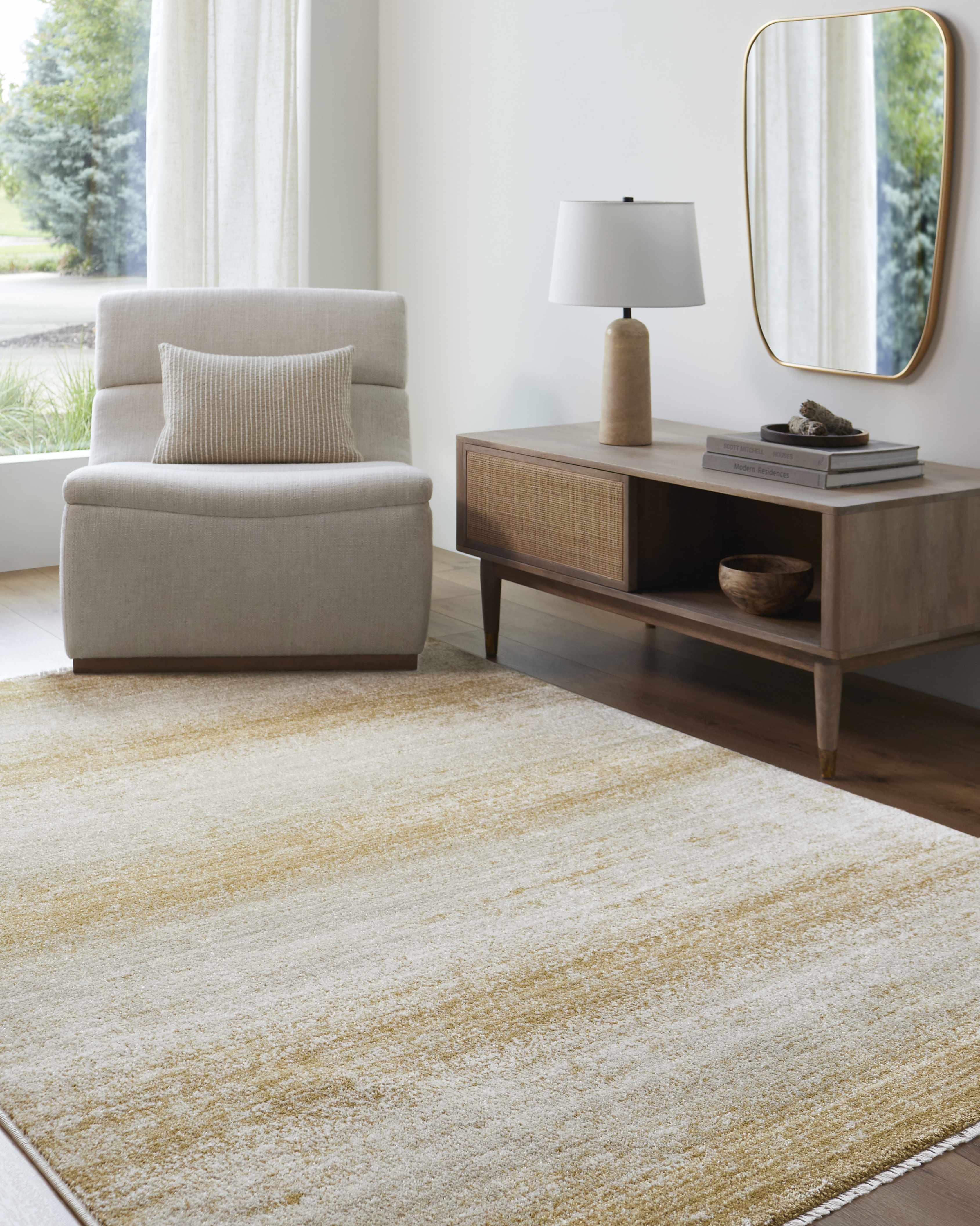 Uzima Sage & Gold Area Rug - Clearance - Image 2