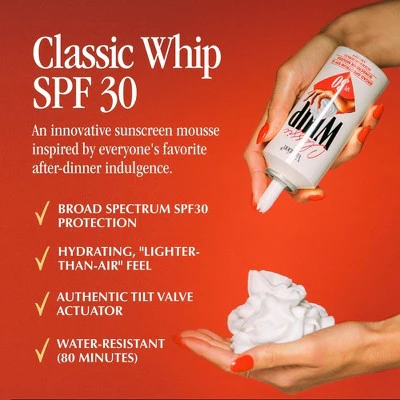 Vacation Sunscreen Classic Whip SPF 30 4 fl oz - Imperfect Container - Image 4
