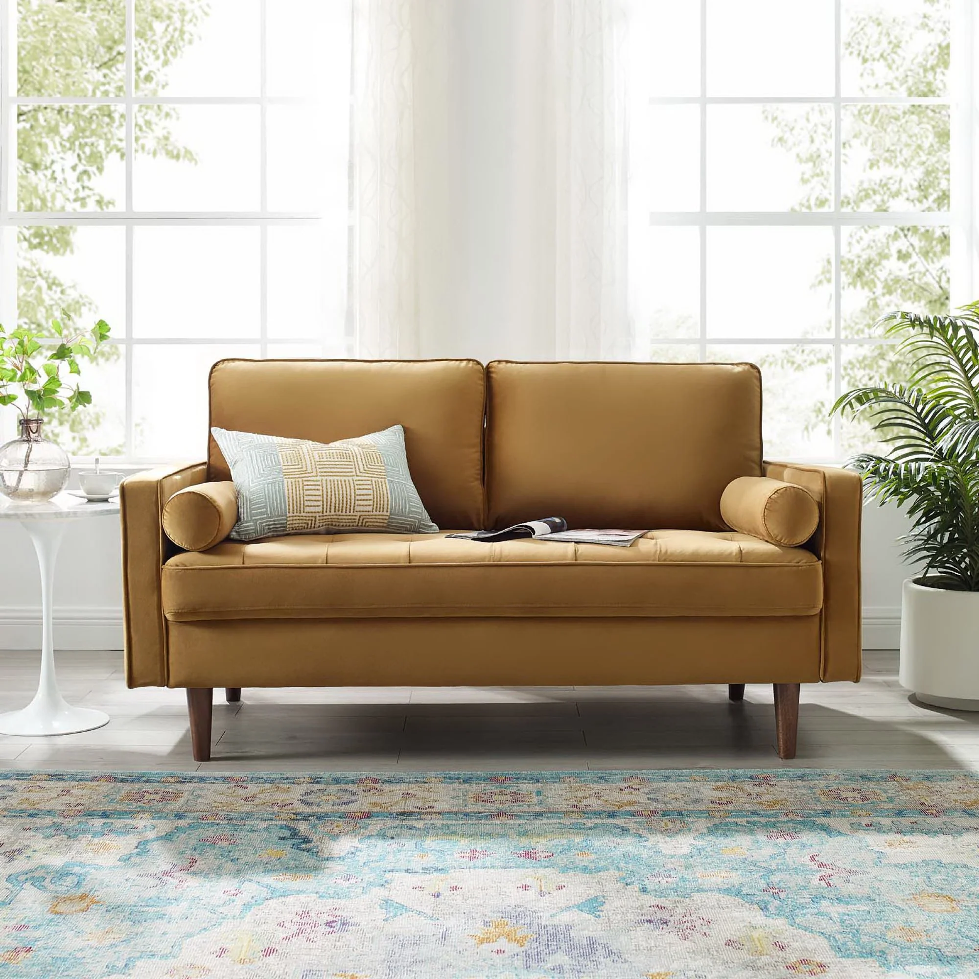 Valour Performance Velvet Loveseat by Modway - Image 7