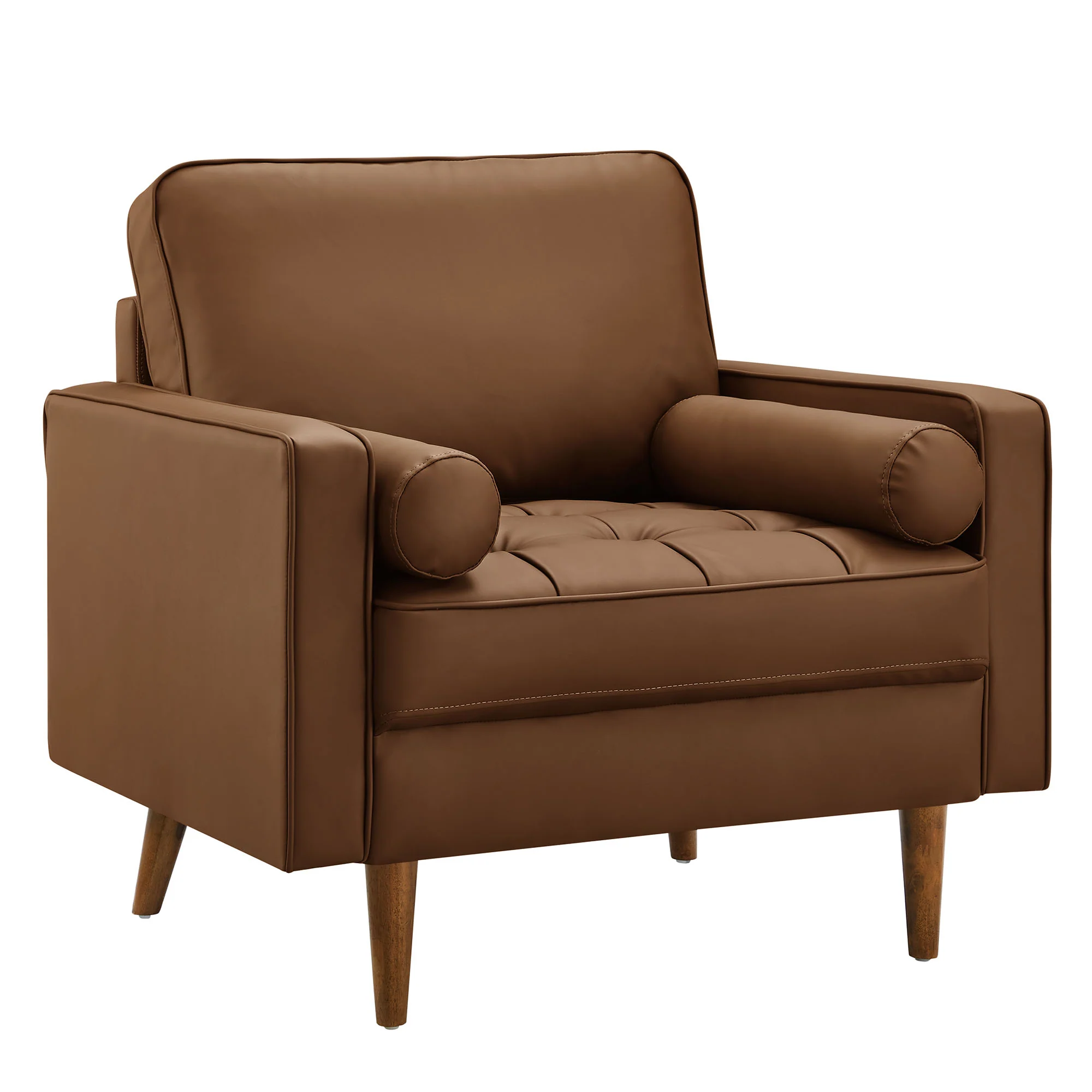 Valour Tufted Vegan Leather Accent Armchair by Modway - Image 14
