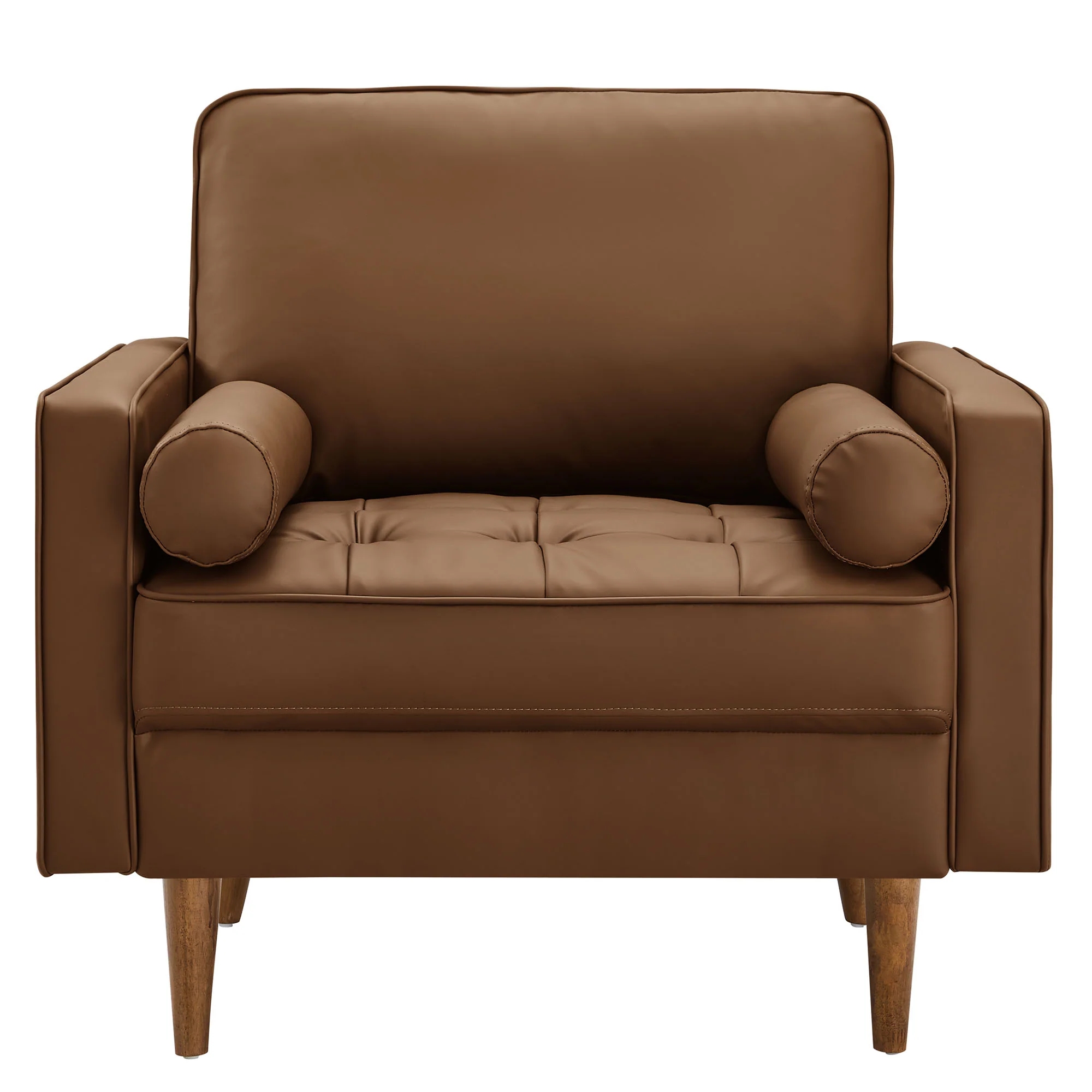 Valour Tufted Vegan Leather Accent Armchair by Modway - Image 9