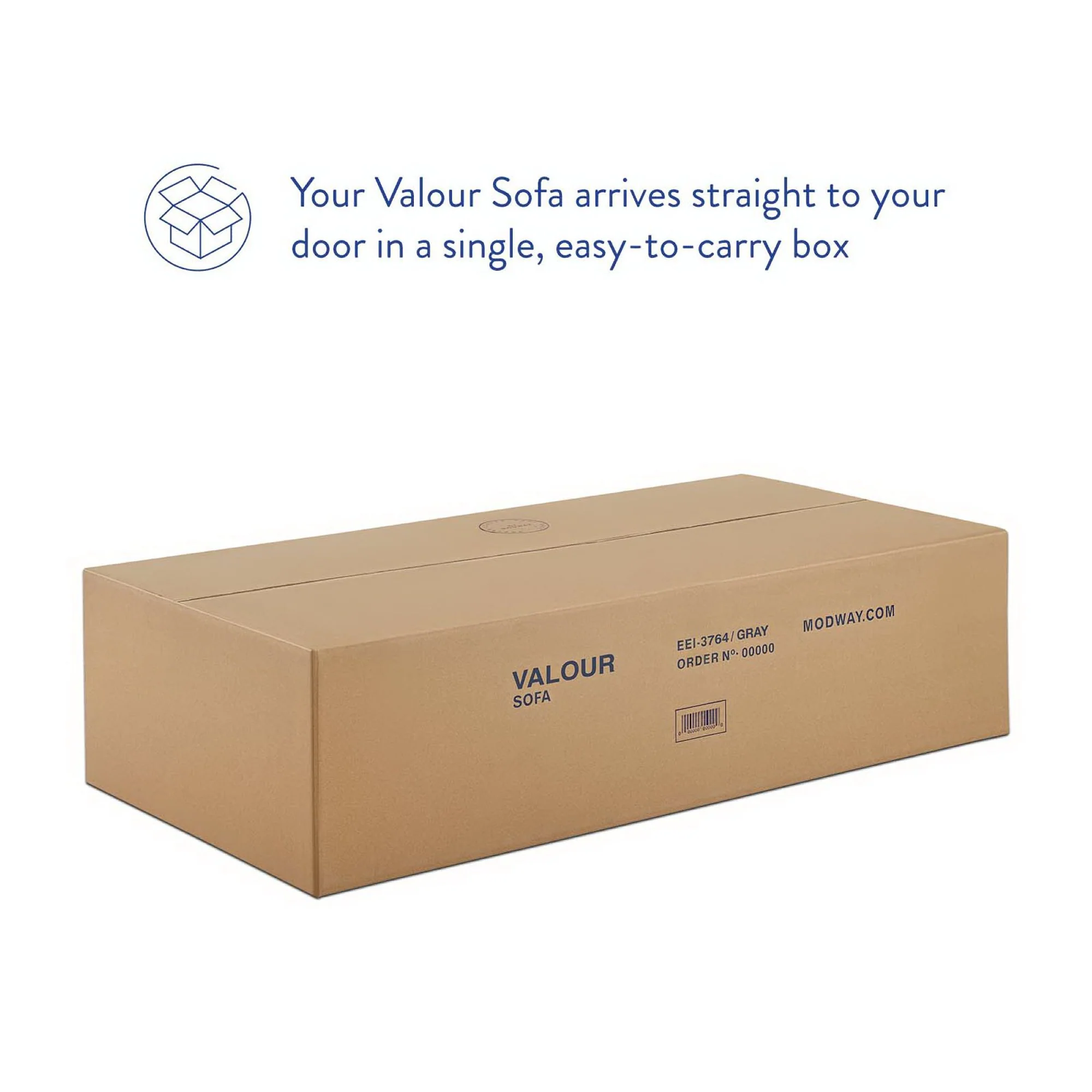 Valour Tufted Vegan Leather Sofa by Modway - Image 2