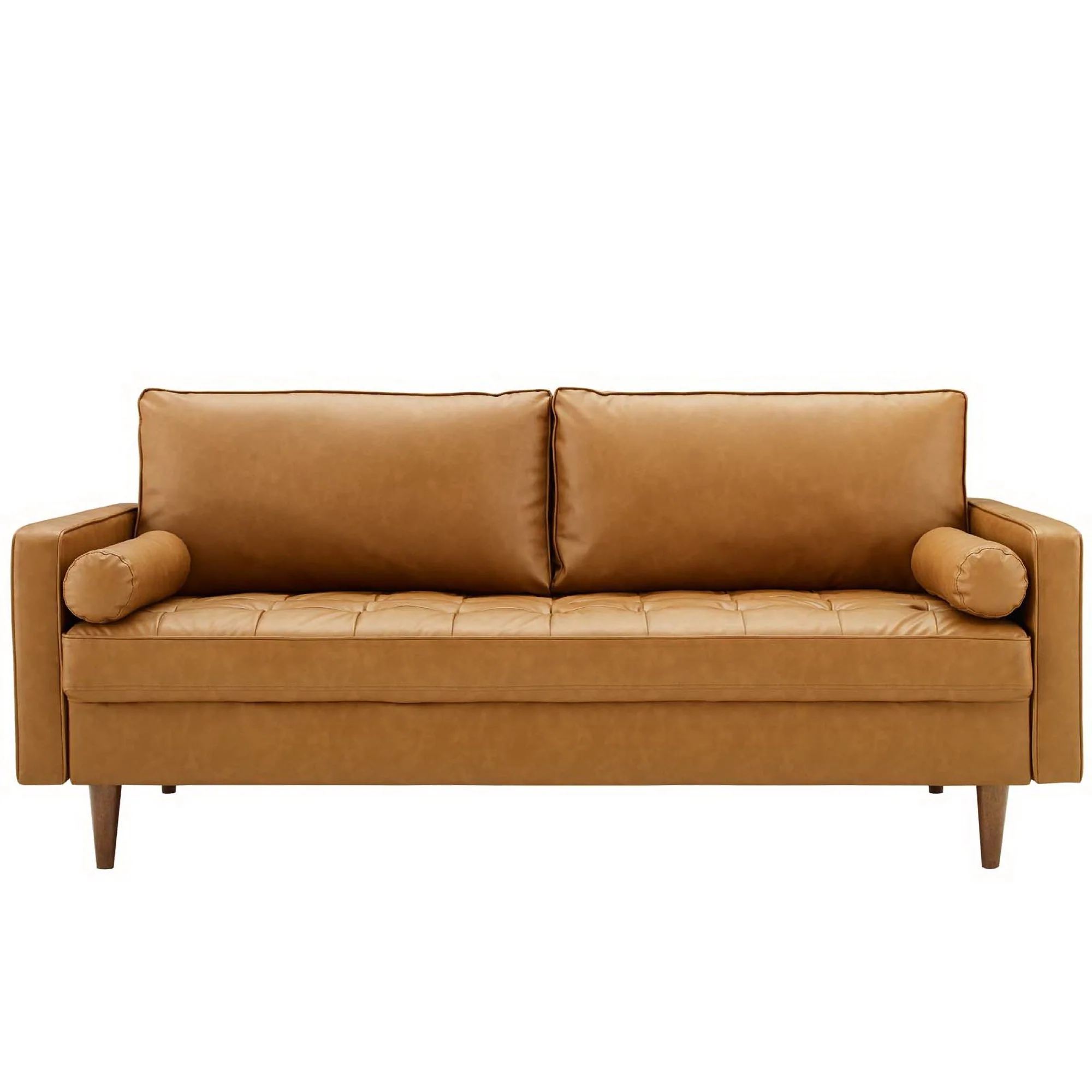 Valour Tufted Vegan Leather Sofa by Modway - Image 7