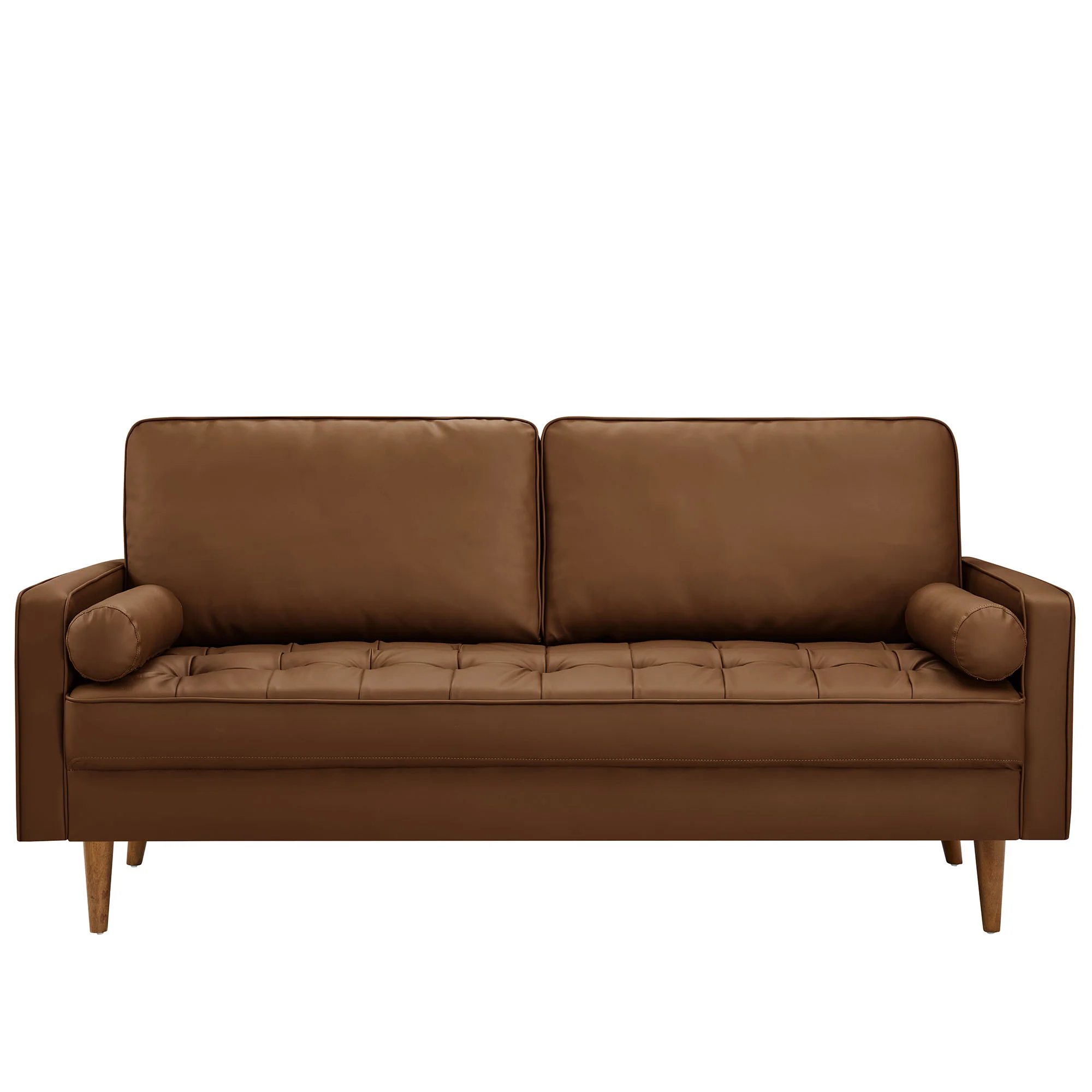 Valour Tufted Vegan Leather Sofa by Modway - Image 9