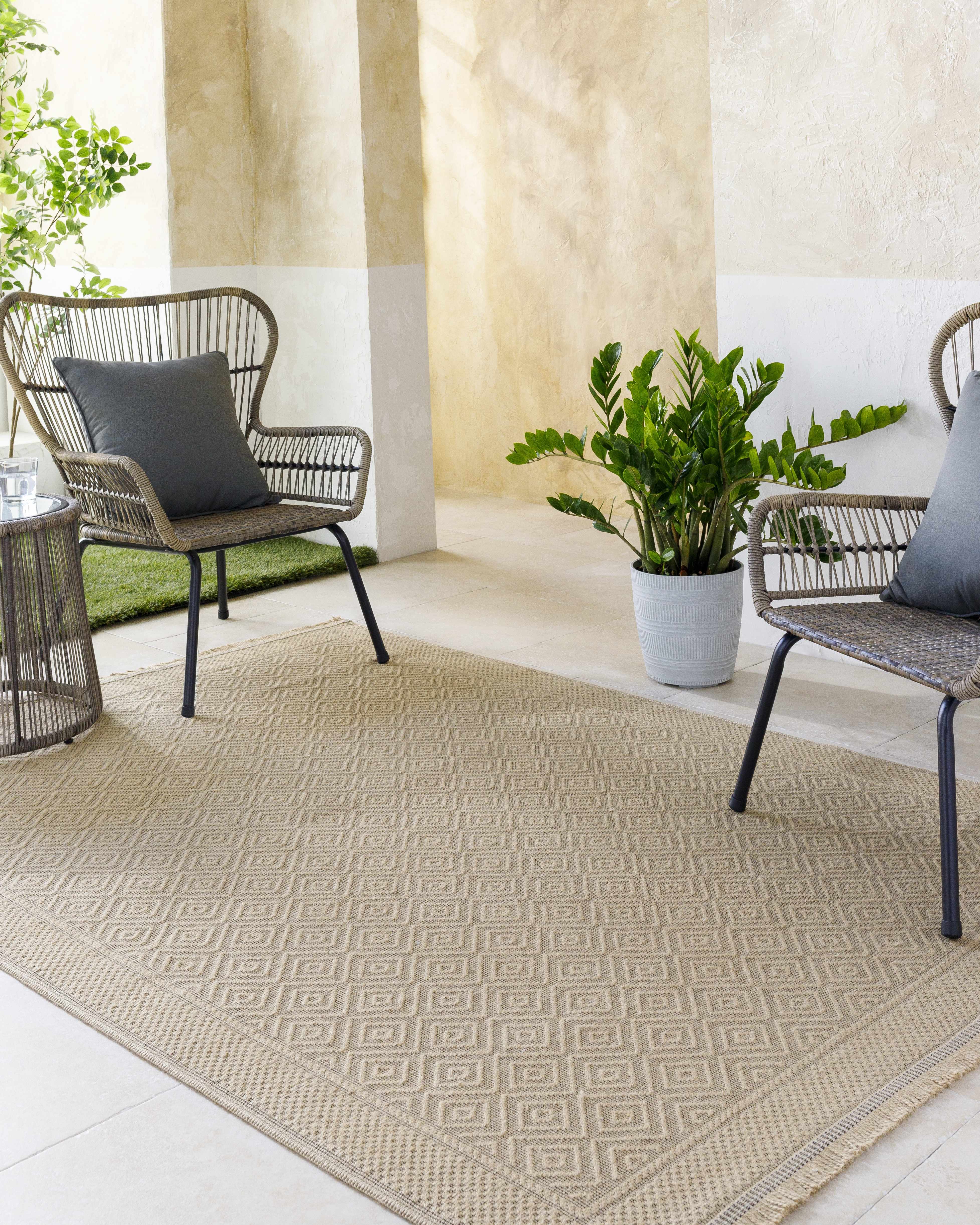 Veata Washable Jute Area Rug - Image 2