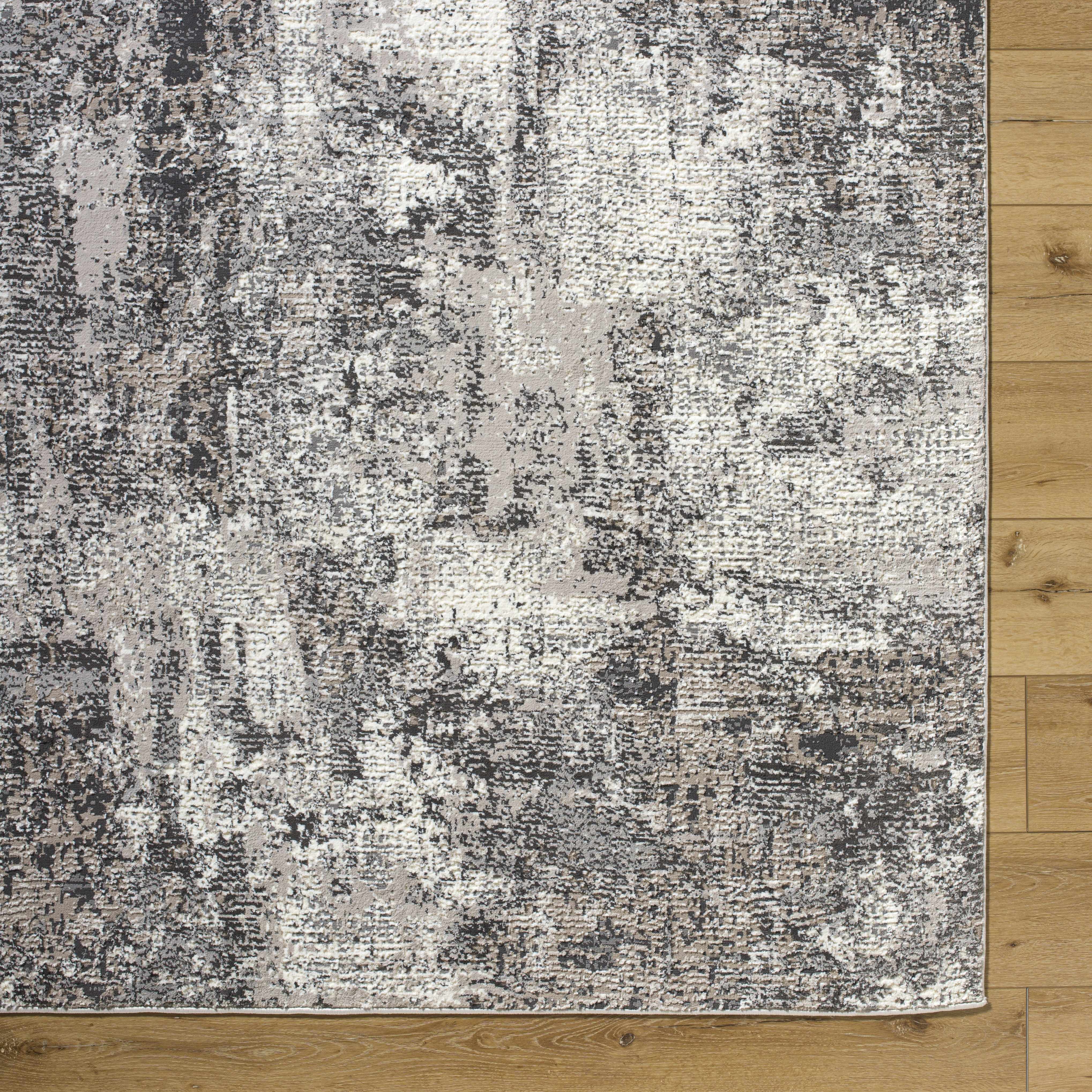 Velez 3D Rock Pattern Washable Rug - Image 3