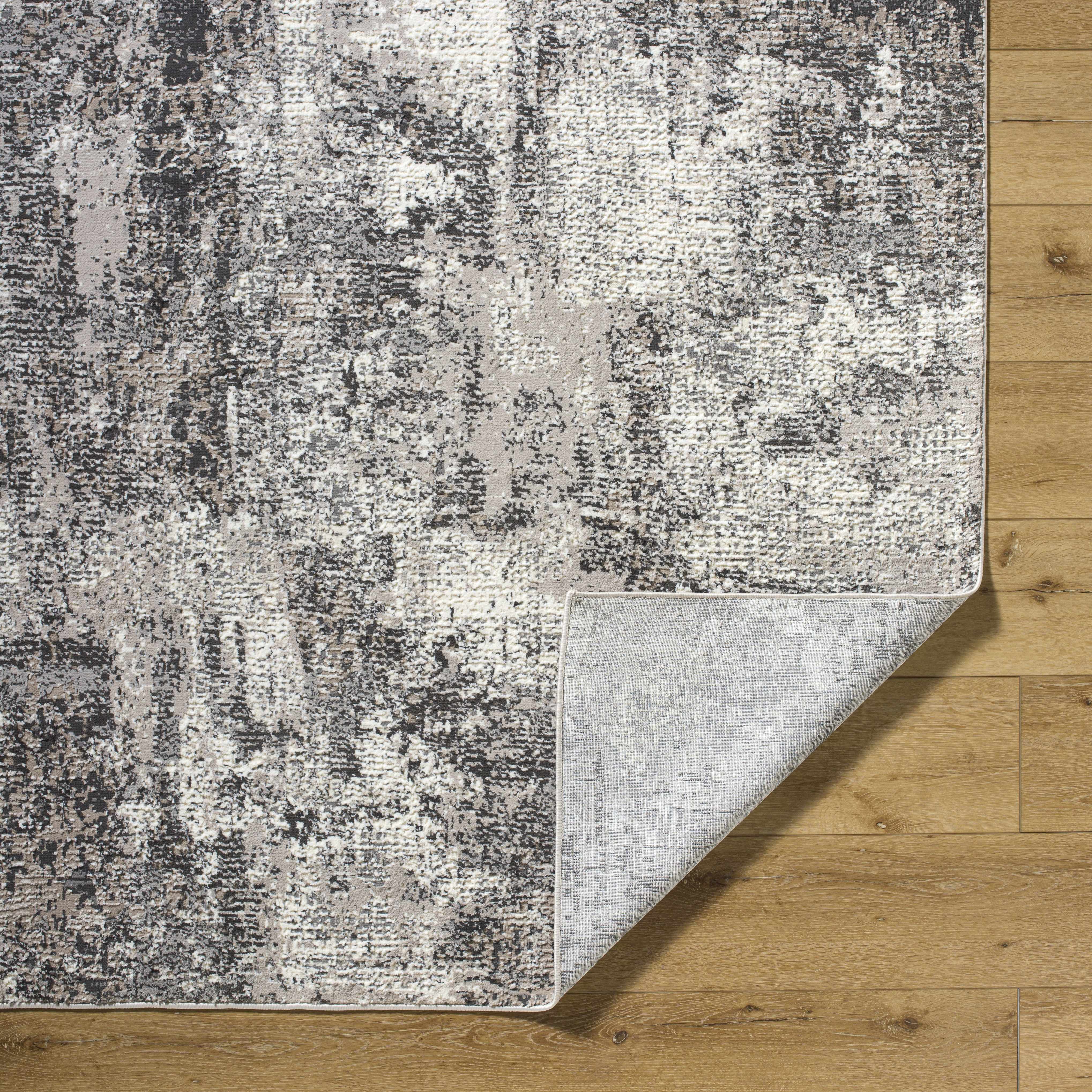 Velez 3D Rock Pattern Washable Rug - Image 6