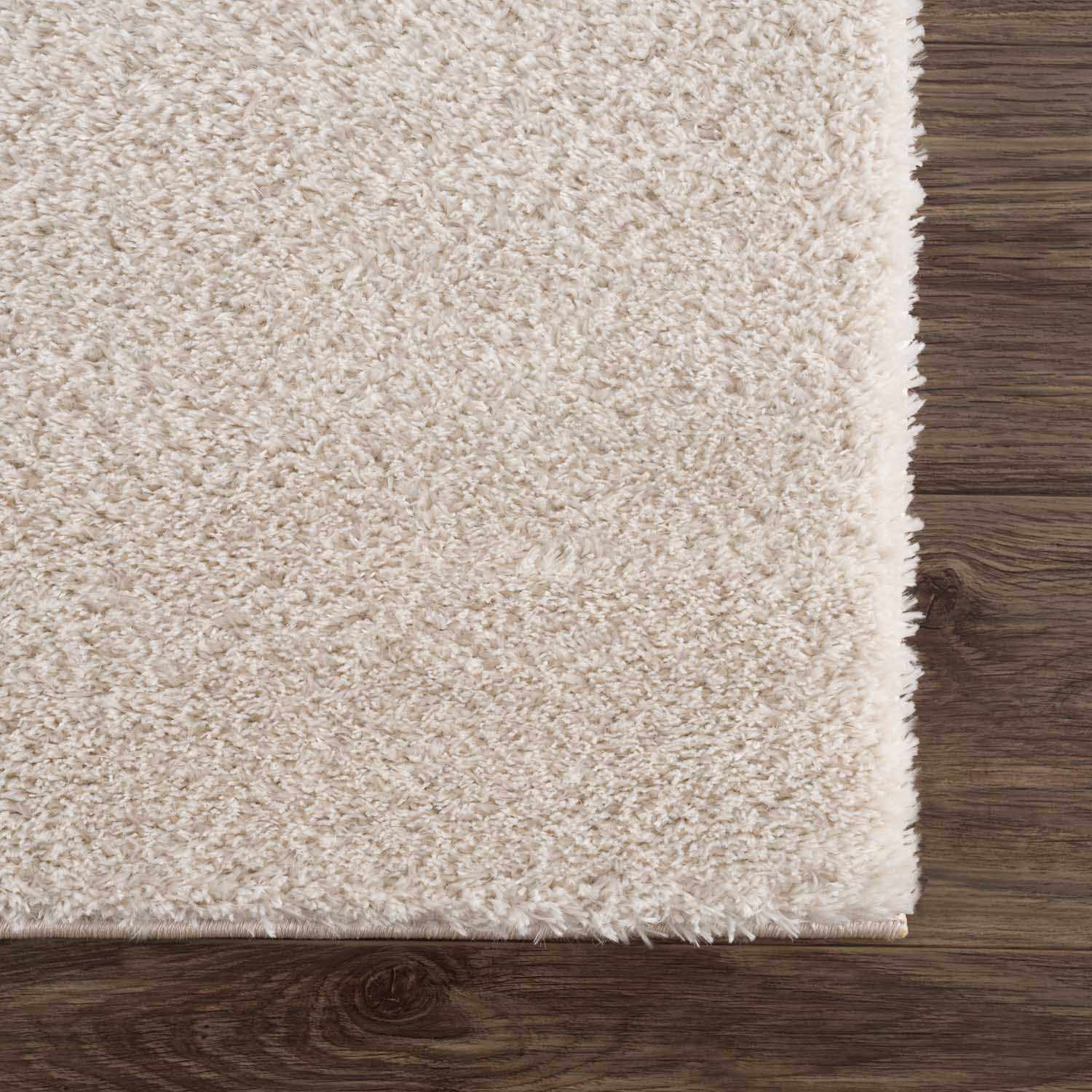 Velora Light Beige Wavy Abstract Modern Minimalist Polyester Machine Woven Area Rug - Image 7
